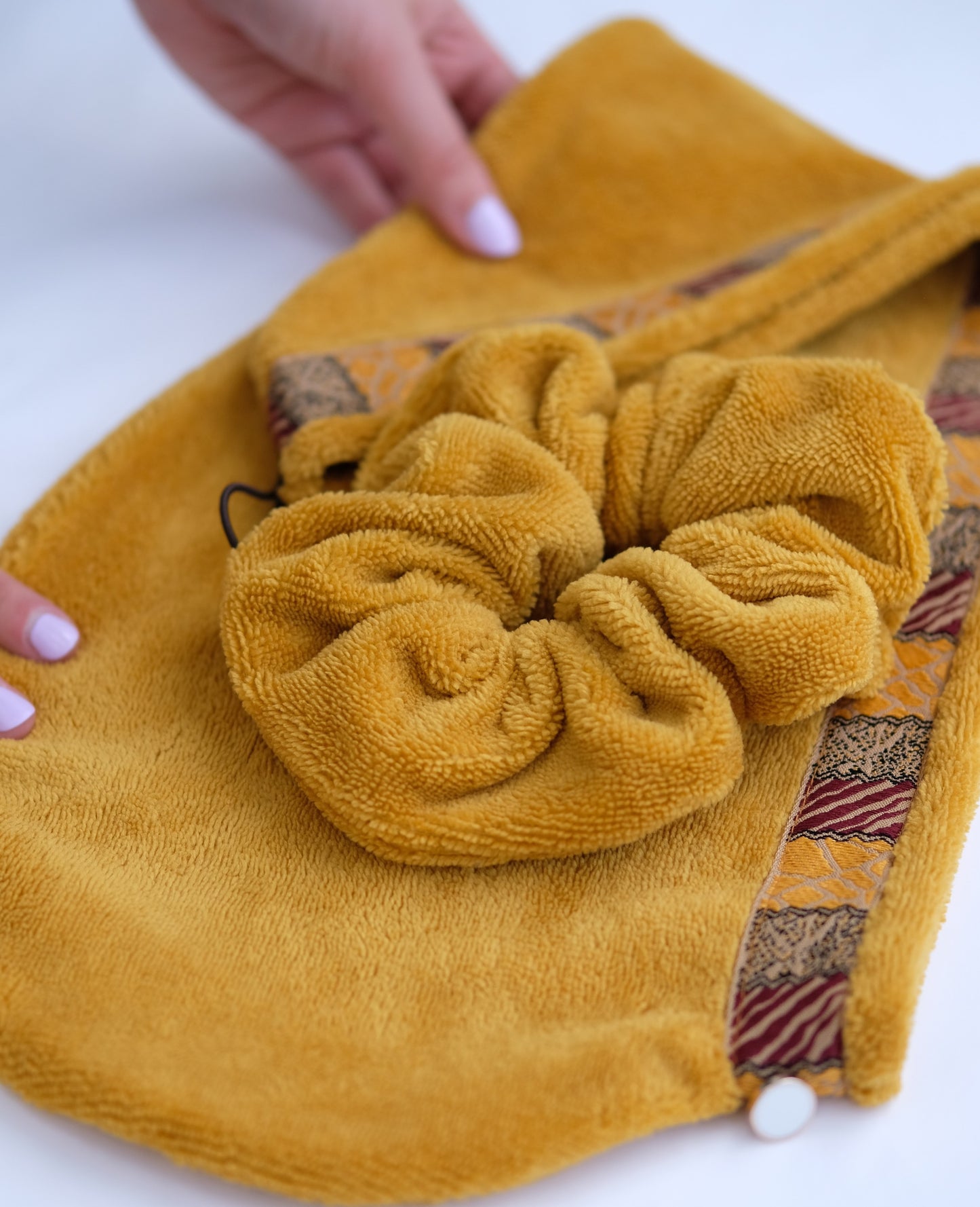 Coffret Turban + Chouchou [CREME]
