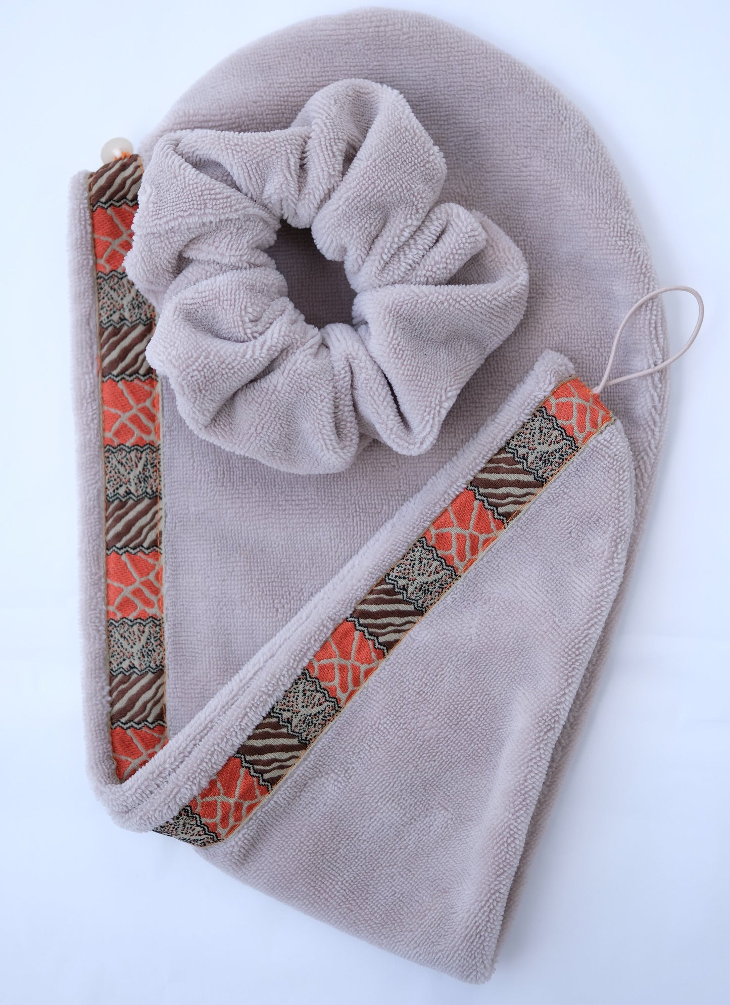 Coffret Turban + Chouchou [CREME]