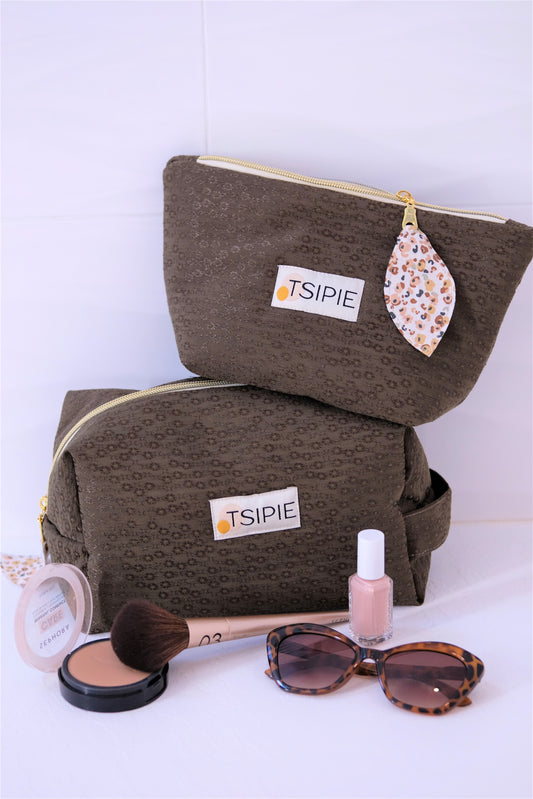 Trousse de Maquillage Kaki