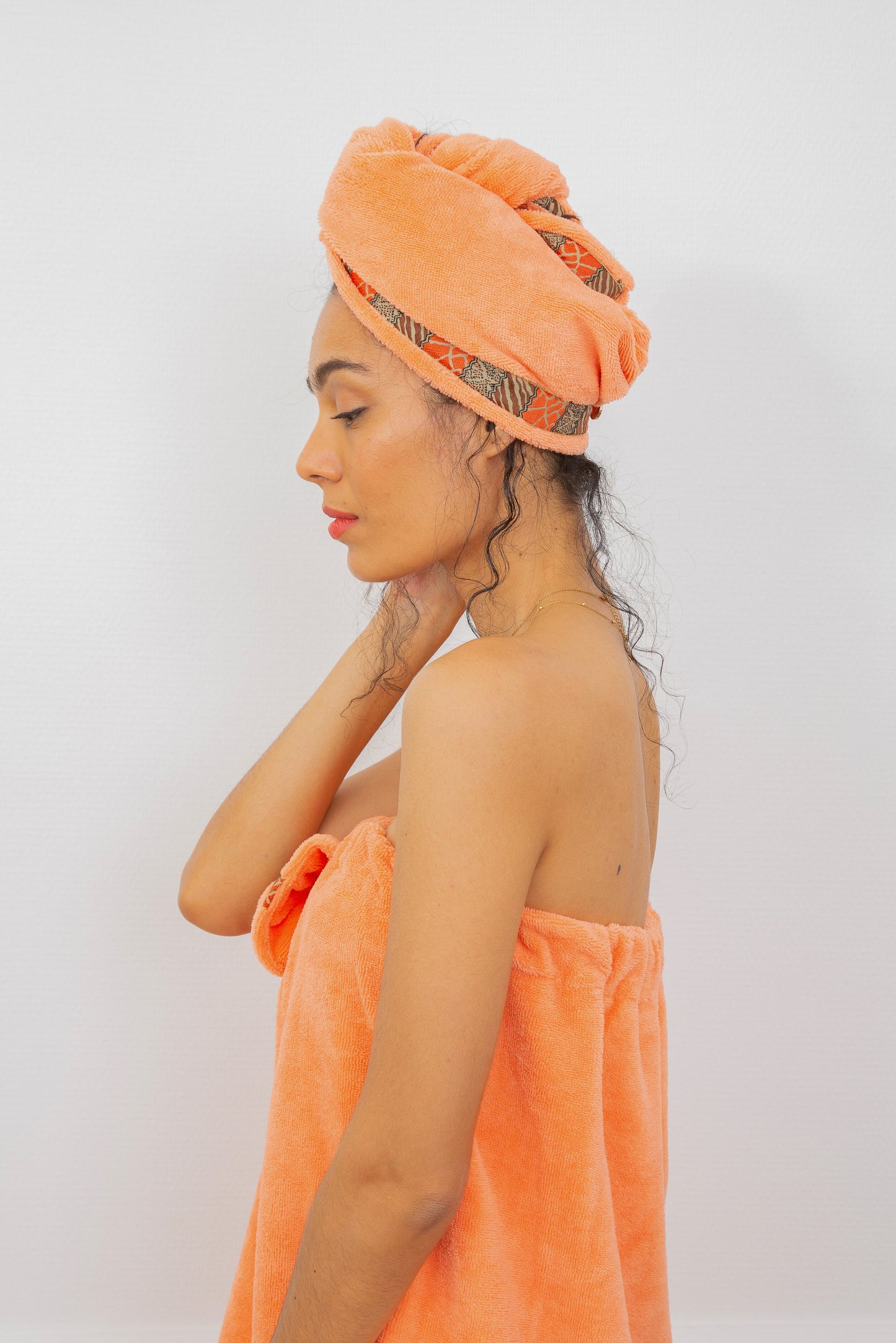 Robe-Peignoir Orange